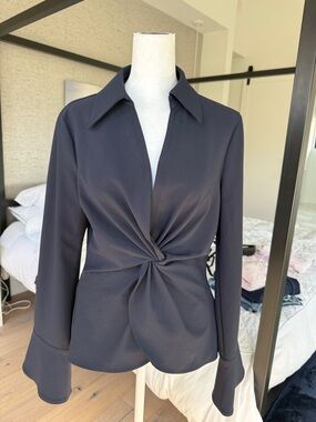 Cinq à Sept Mckenna Twist-Front Top - never worn